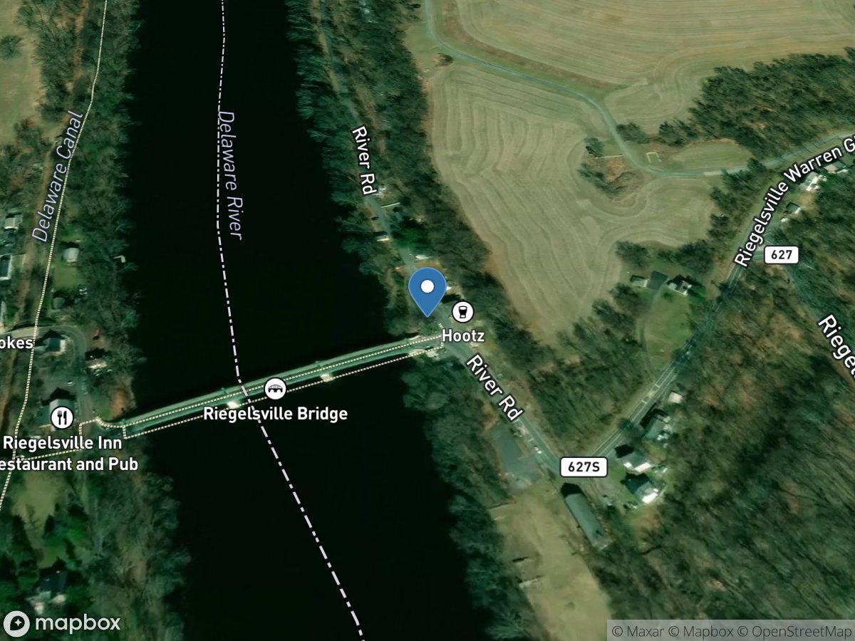 Delaware River at Riegelsville NJ location