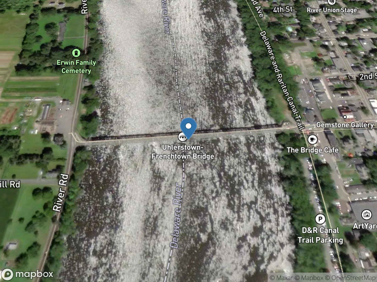 Delaware River at Frenchtown NJ location