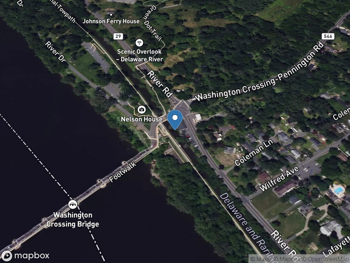 D&R Ca feeder US of gate at Washington Crossing NJ location