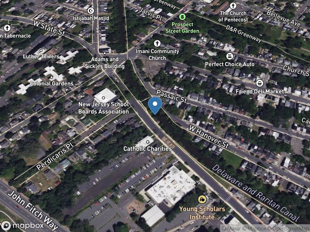 Del and Rar fdr Ca at Perdicaris Pl at Trenton NJ location