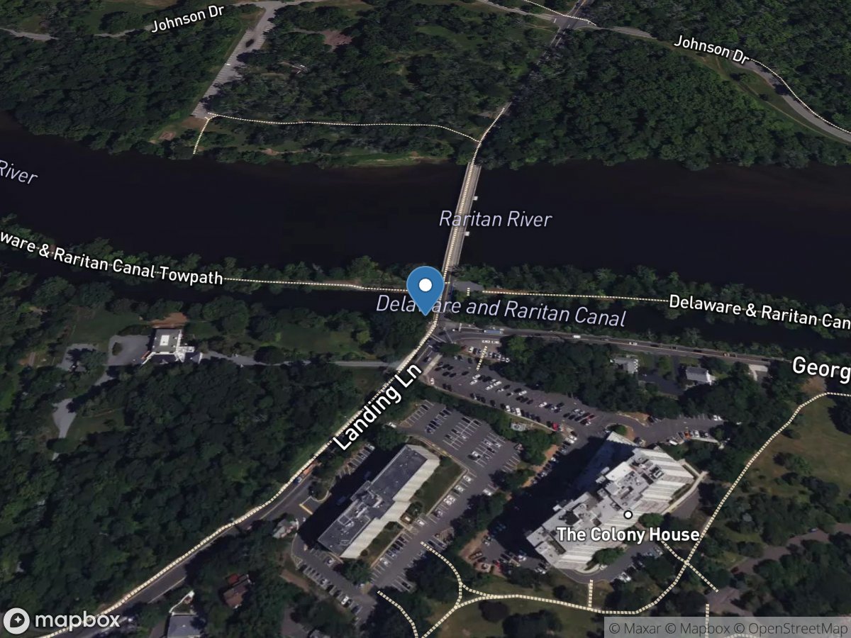 Del & Rar Canal at Landing La at New Brunswick NJ location