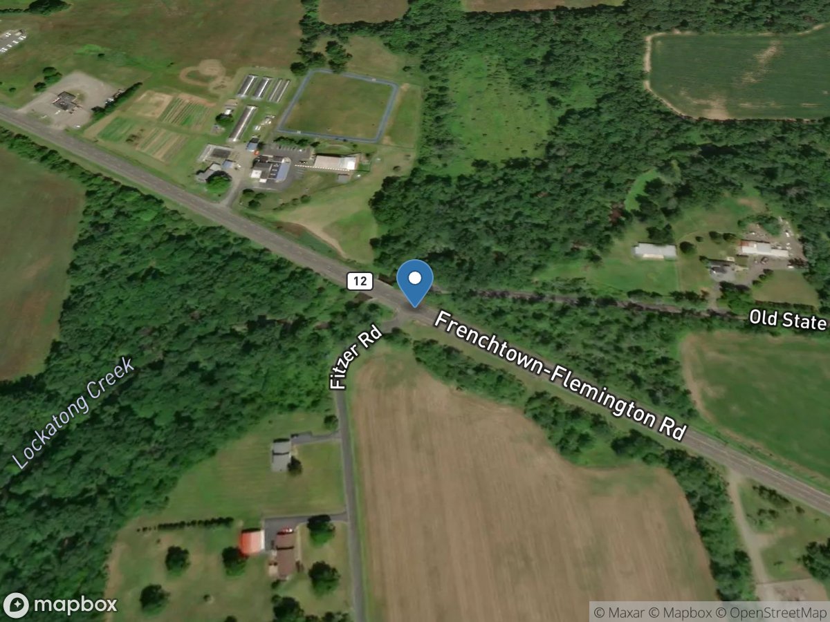 Lockatong Creek at Route 12 at Baptistown NJ location