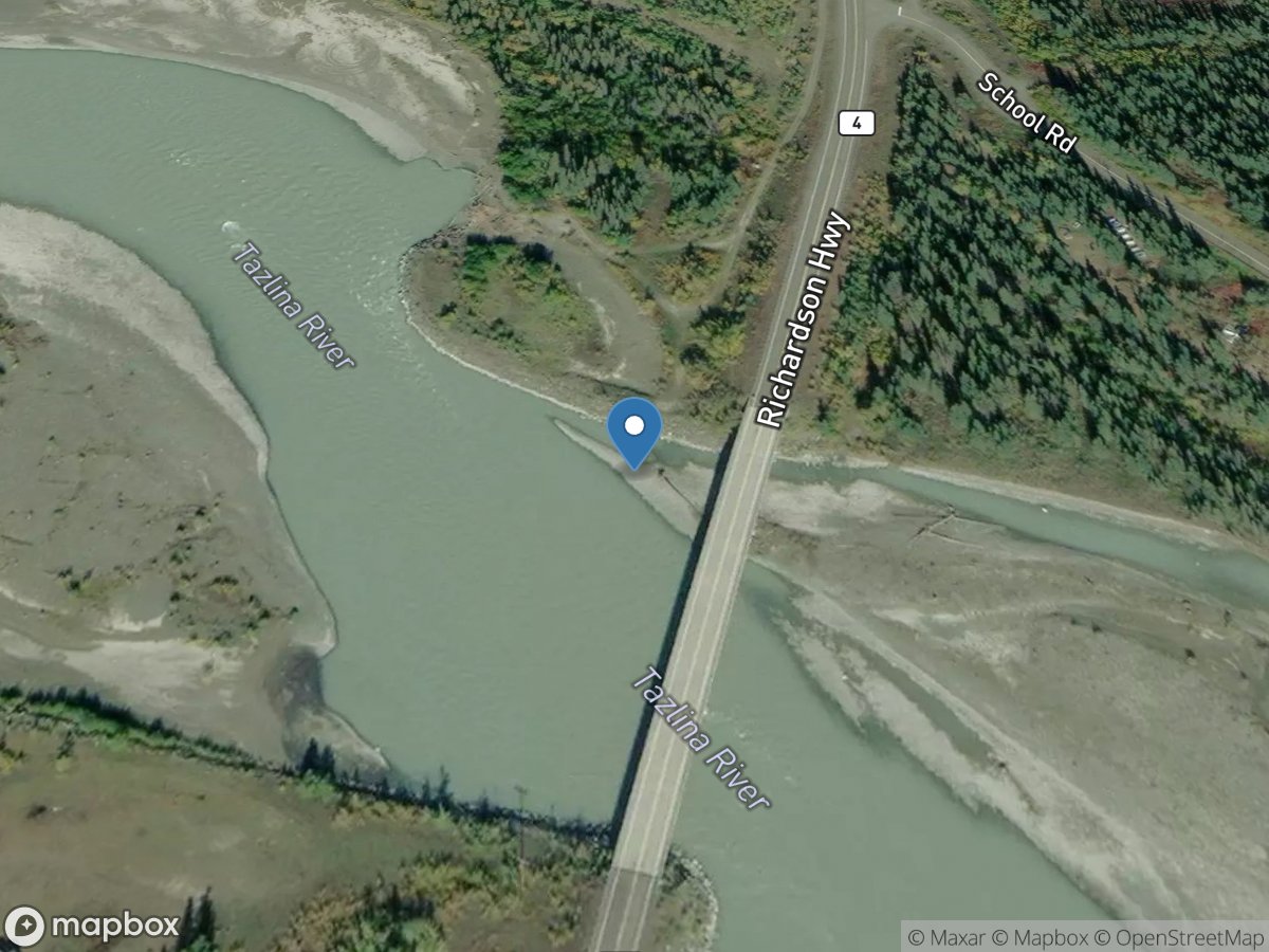 Tazlina River near Glennallen AK location