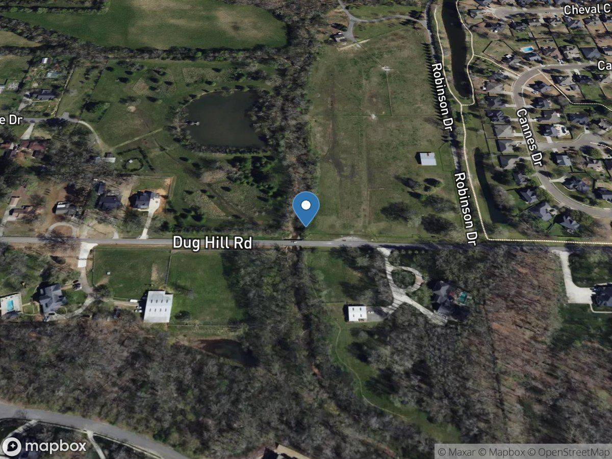 Big Cove Creek at Dug Hill Road near Huntsville, Al. location