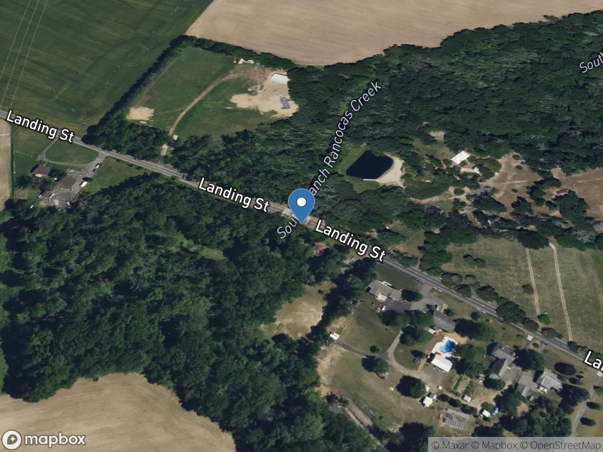 South Branch Rancocas Creek at Vincentown NJ location