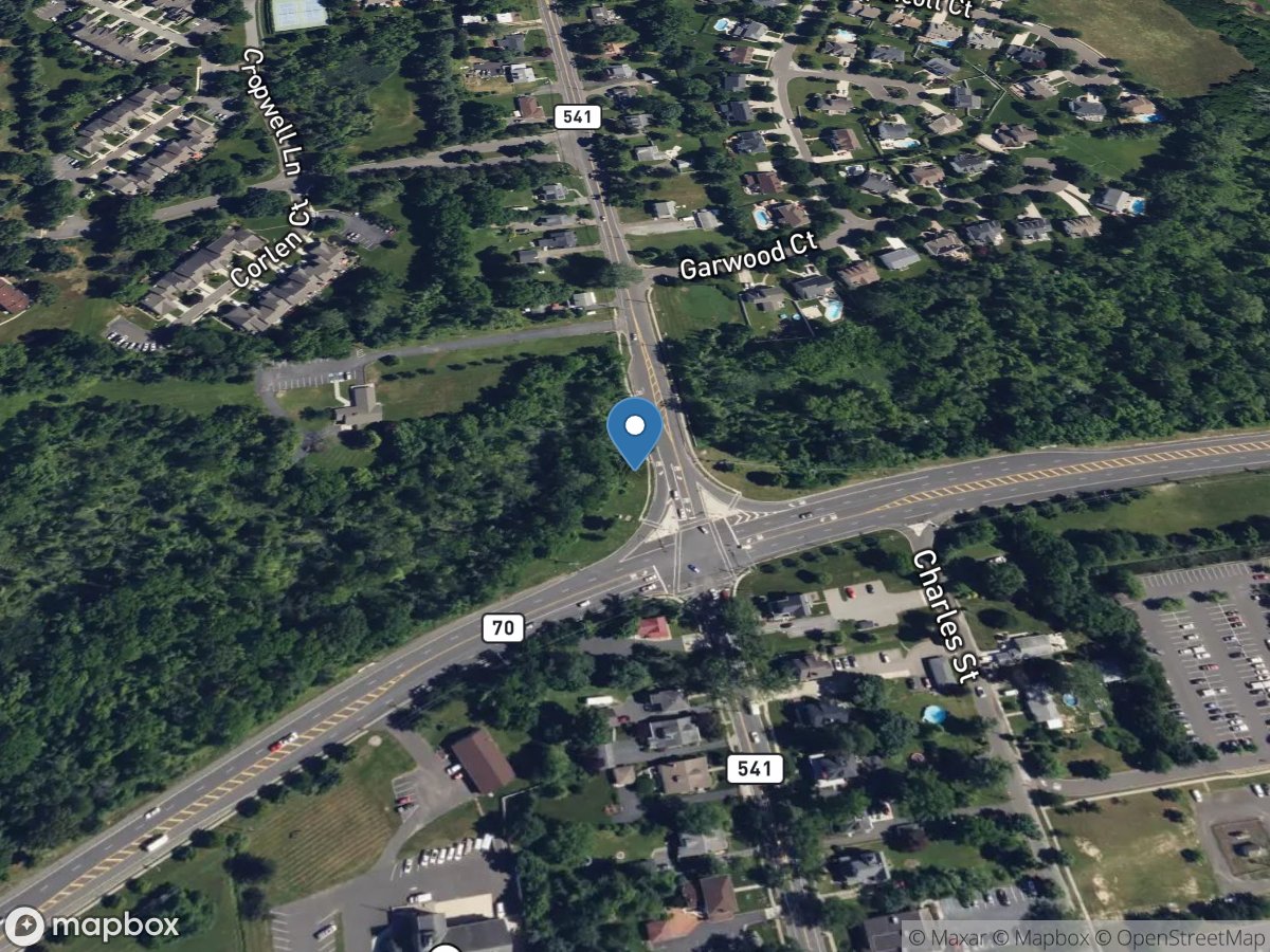 Sharps Run at Route 541 at Medford NJ location