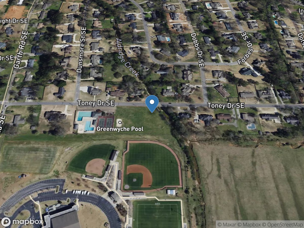 Aldridge Creek at Toney Drive at Huntsville, Al. location