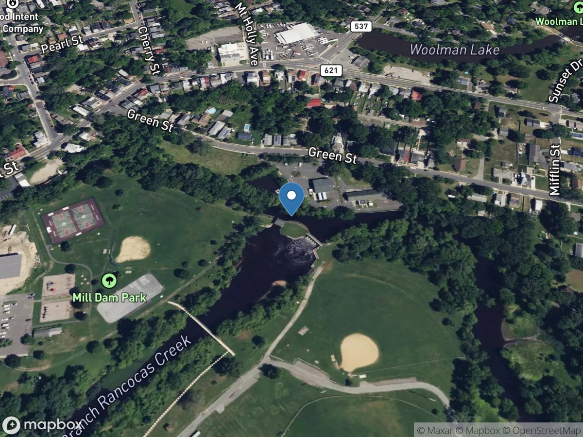 NB Rancocas C at Iron Works Park at Mount Holly NJ location