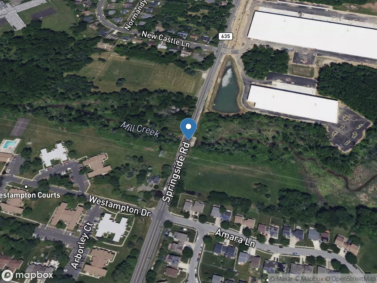 Mill Creek near Willingboro NJ location