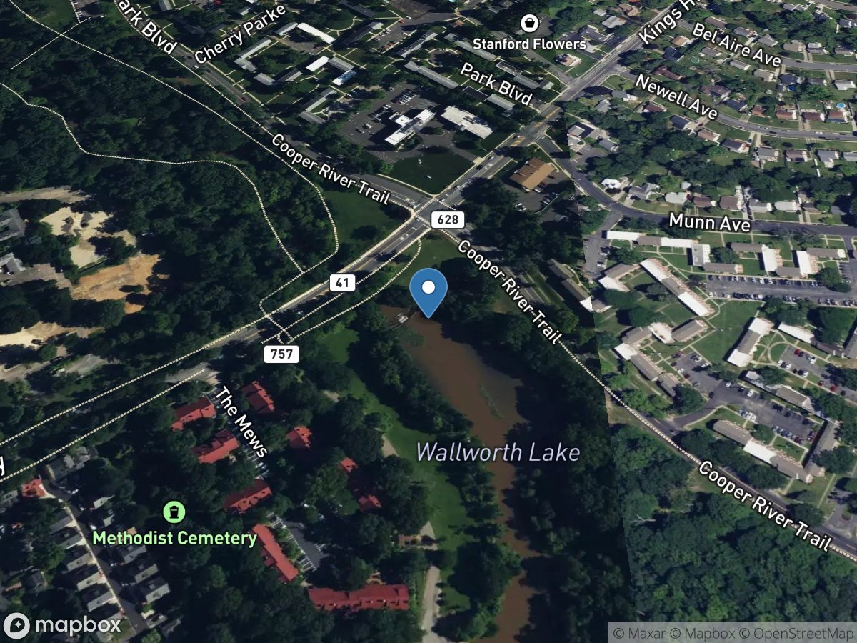 Cooper River at Haddonfield NJ location