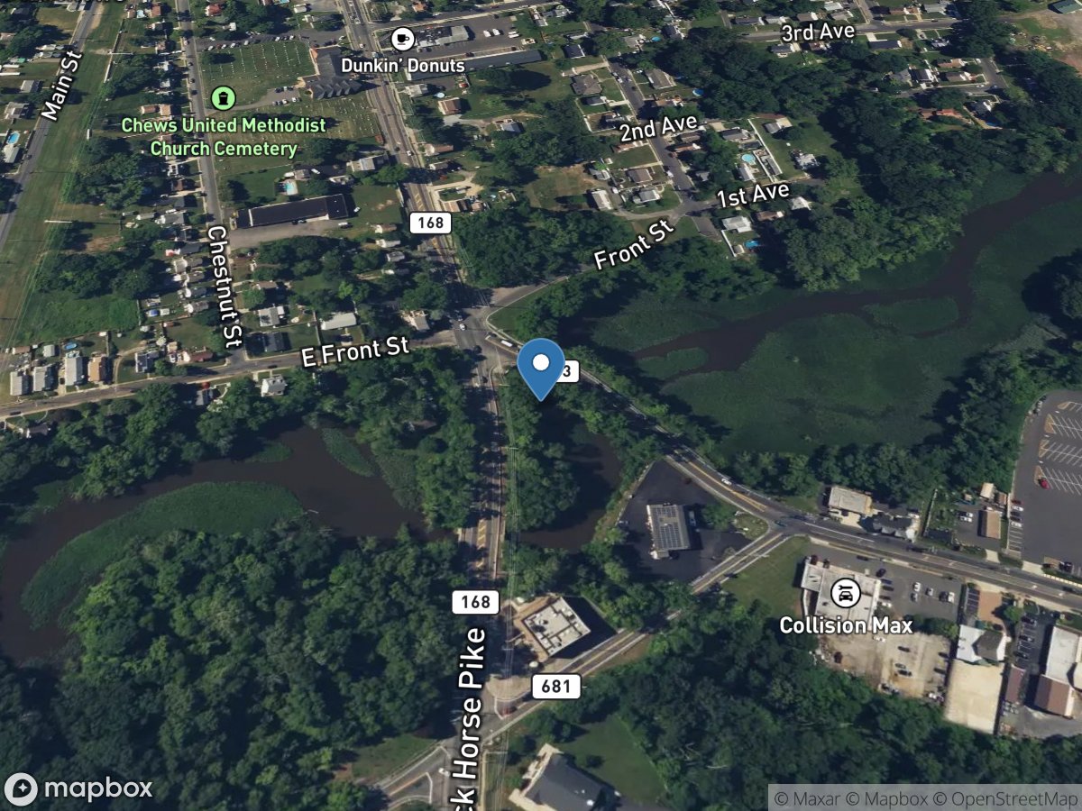 North Branch Big Timber Creek at Glendora NJ location