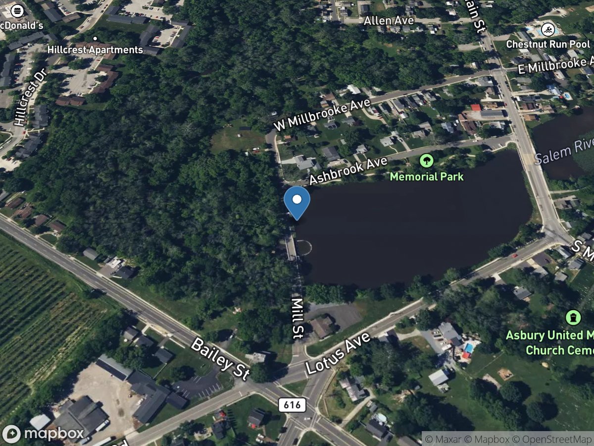 Salem River at Woodstown NJ location