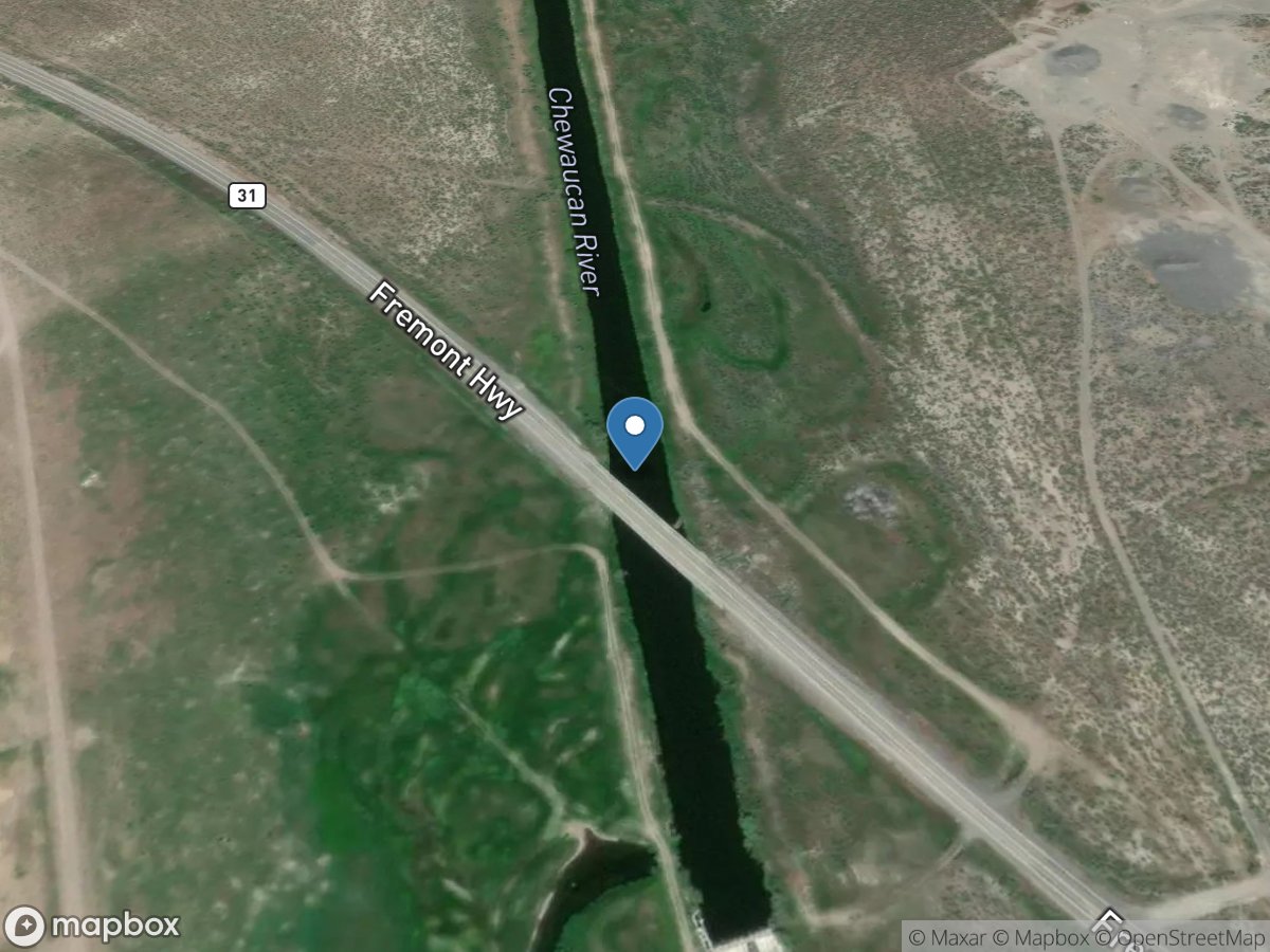 Chewaucan River at Narrows near Paisley, OR location