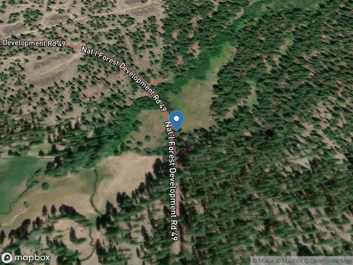 Jackson Creek near Lenz, OR location