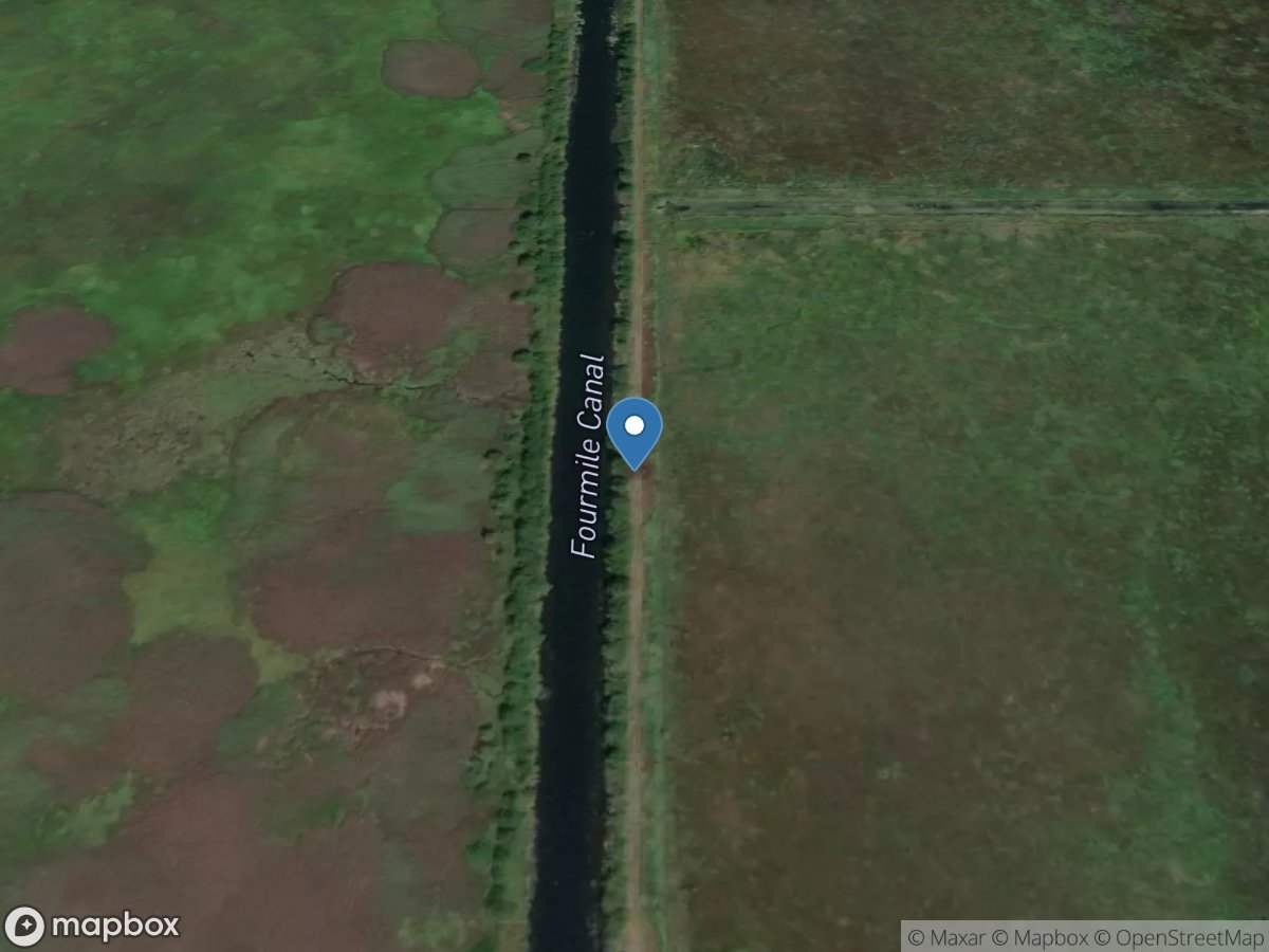 Fourmile Canal near Klamath Agency, OR location