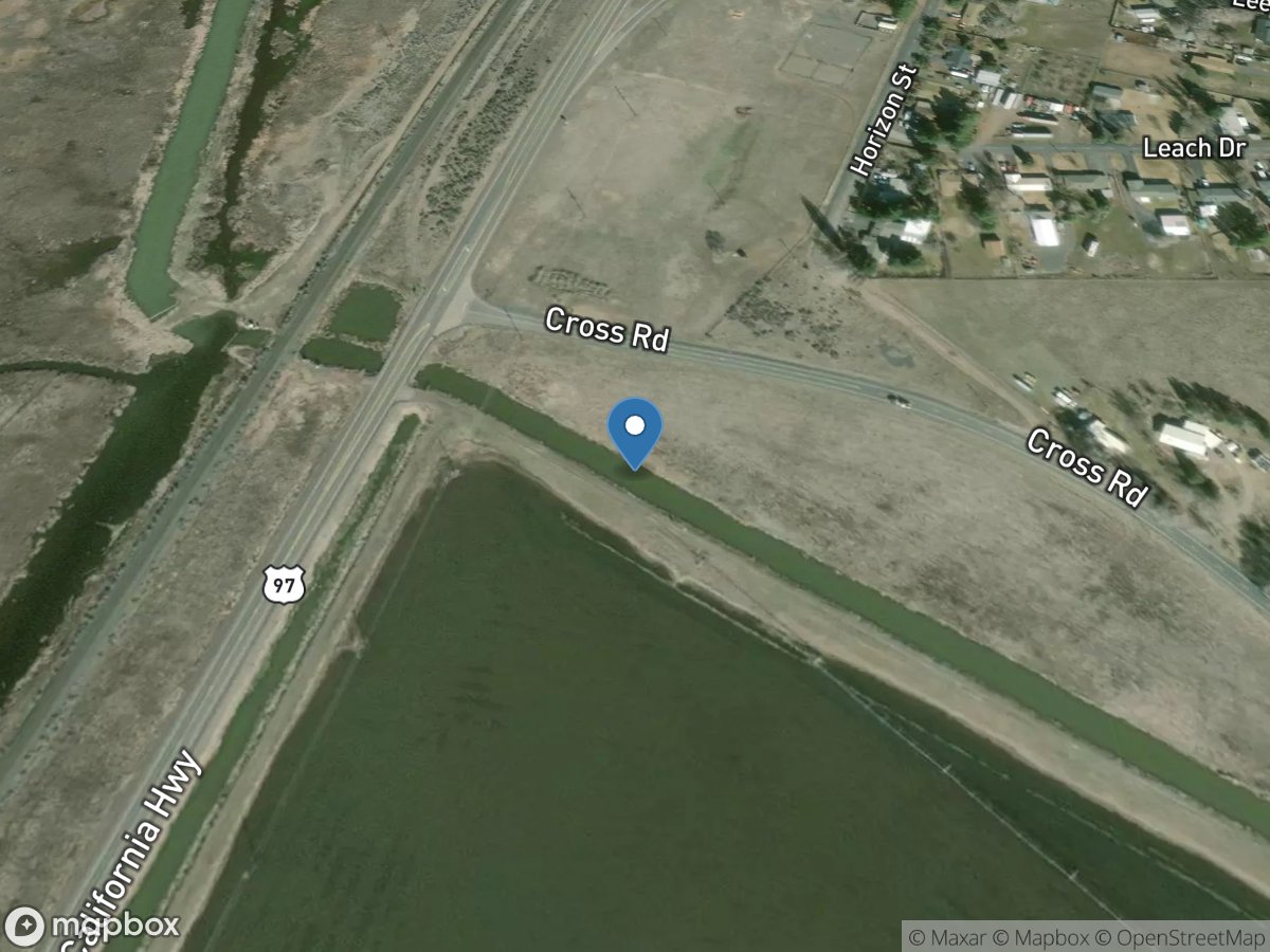 North Canal at Highway 97, near Midland, OR location