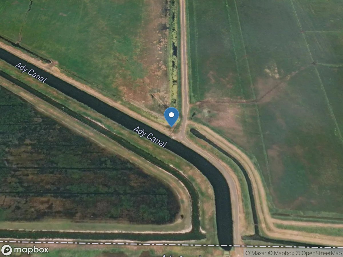 Ady Canal above Lower Klamath Nwr, near Worden, OR location