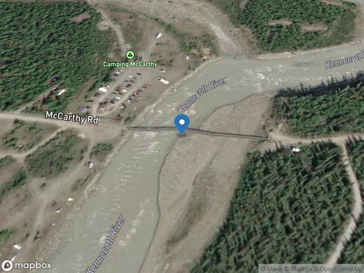 WF Kennicott River at McCarthy AK location