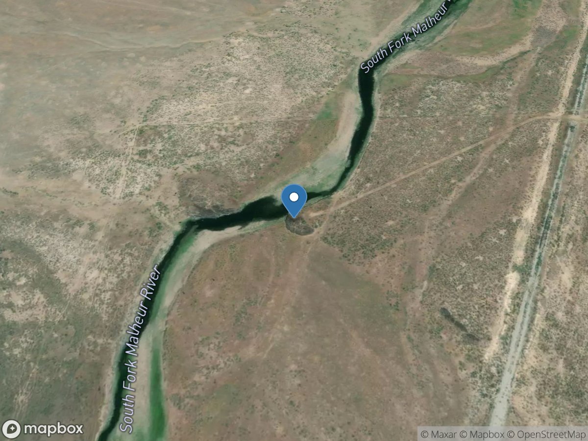 South Fork Malheur River near Riverside, OR location