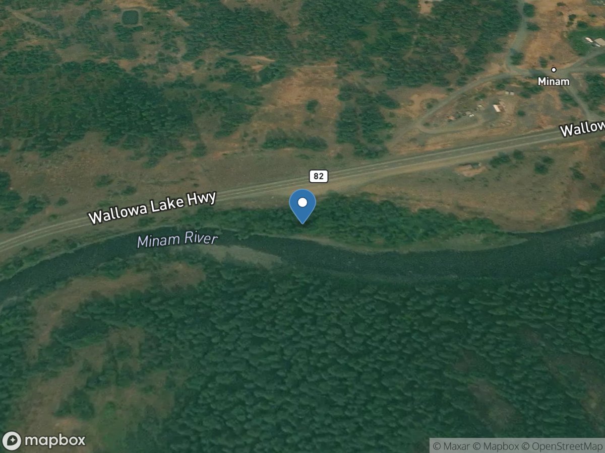 Minam River at Minam, OR location