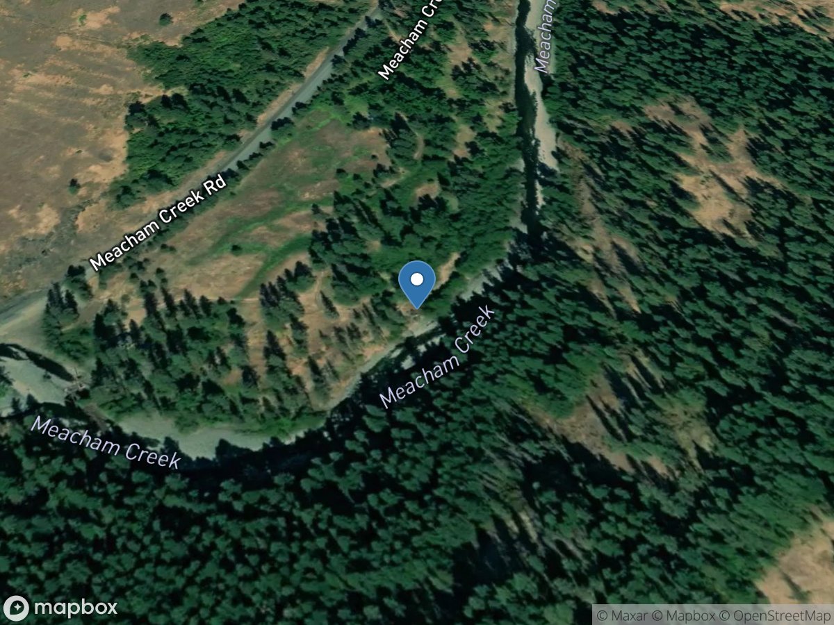 Meacham Creek at Gibbon, OR location