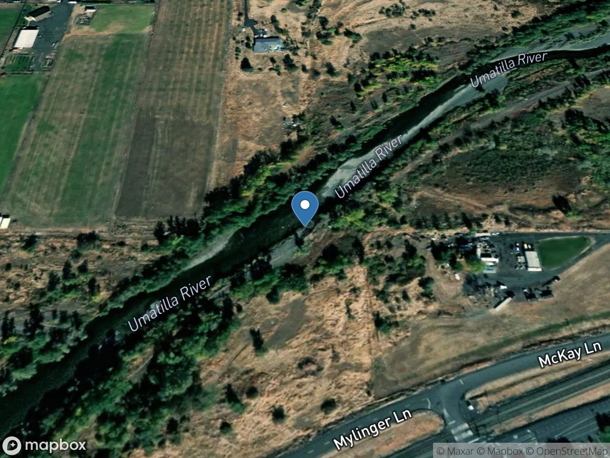 Umatilla River at West Reservation Bndy near Pendleton, OR location