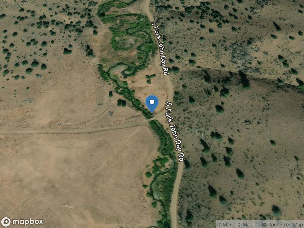 SF John Day River below Pine Creek near Izee, OR location