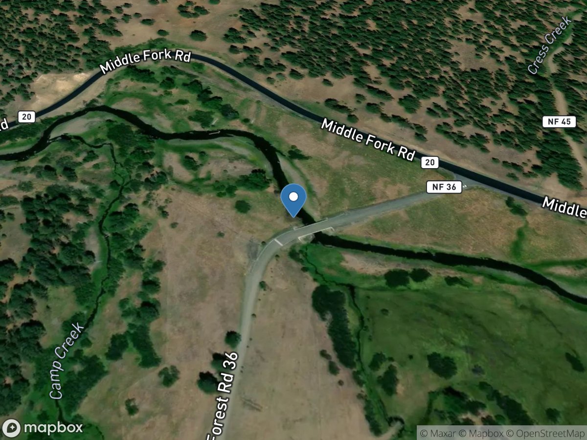 MF John Day River above Camp Creek, near Galena, OR location