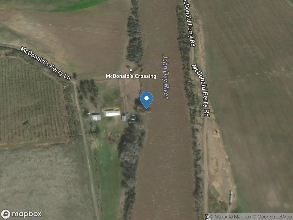 John Day River at McDonald Ferry, OR location