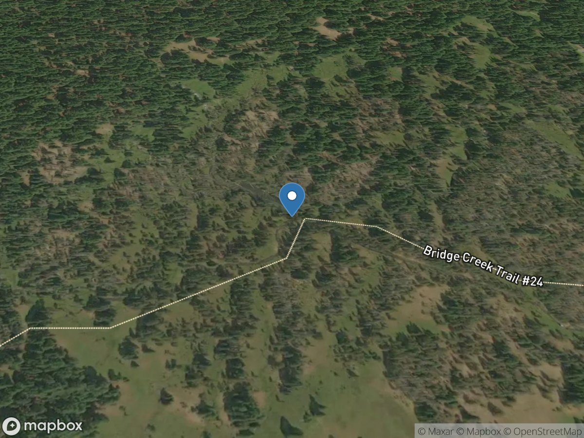 M F Tumalo Creek above Prowell Springs, near Bend, OR location