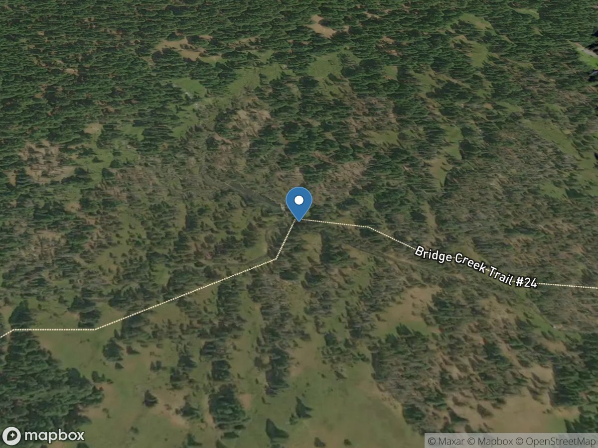 Diversion Canal to Bridge Creek, near Bend, OR location