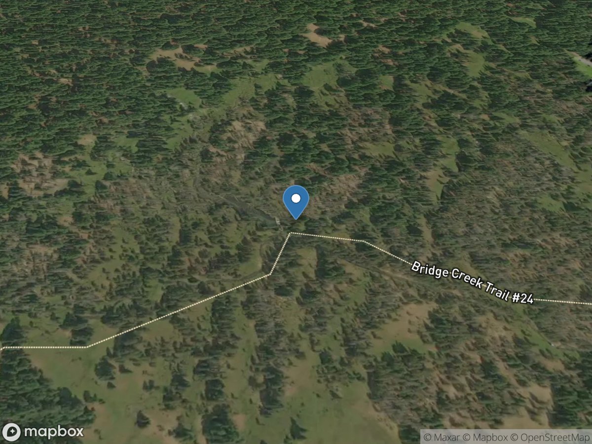 M F Tumalo Creek below Prowell Springs, near Bend, OR location