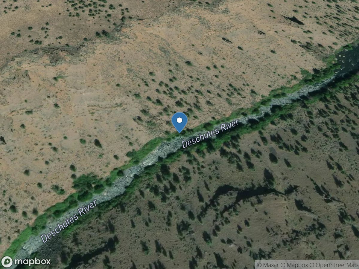 Deschutes River near Culver, OR location