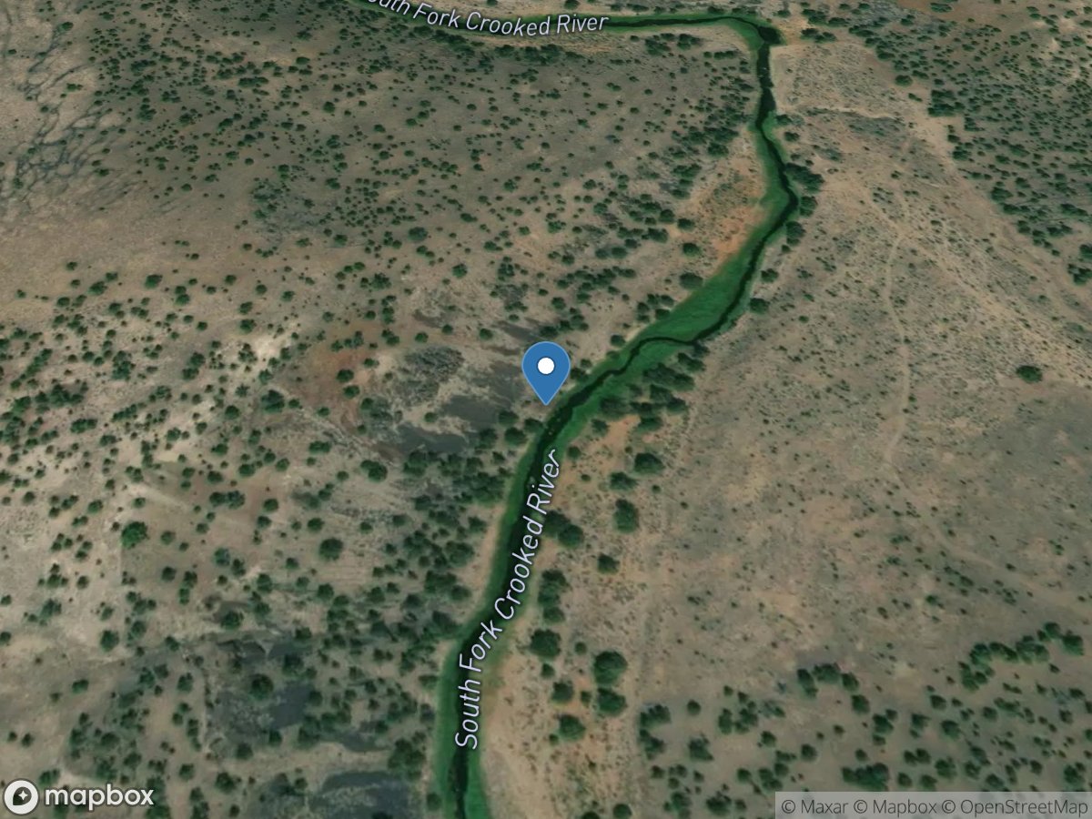 SF Crooked River near Bell Butte, near Paulina, OR location