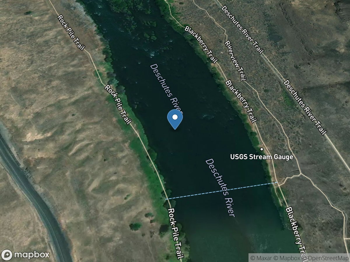 Deschutes River at Moody, near Biggs, OR location