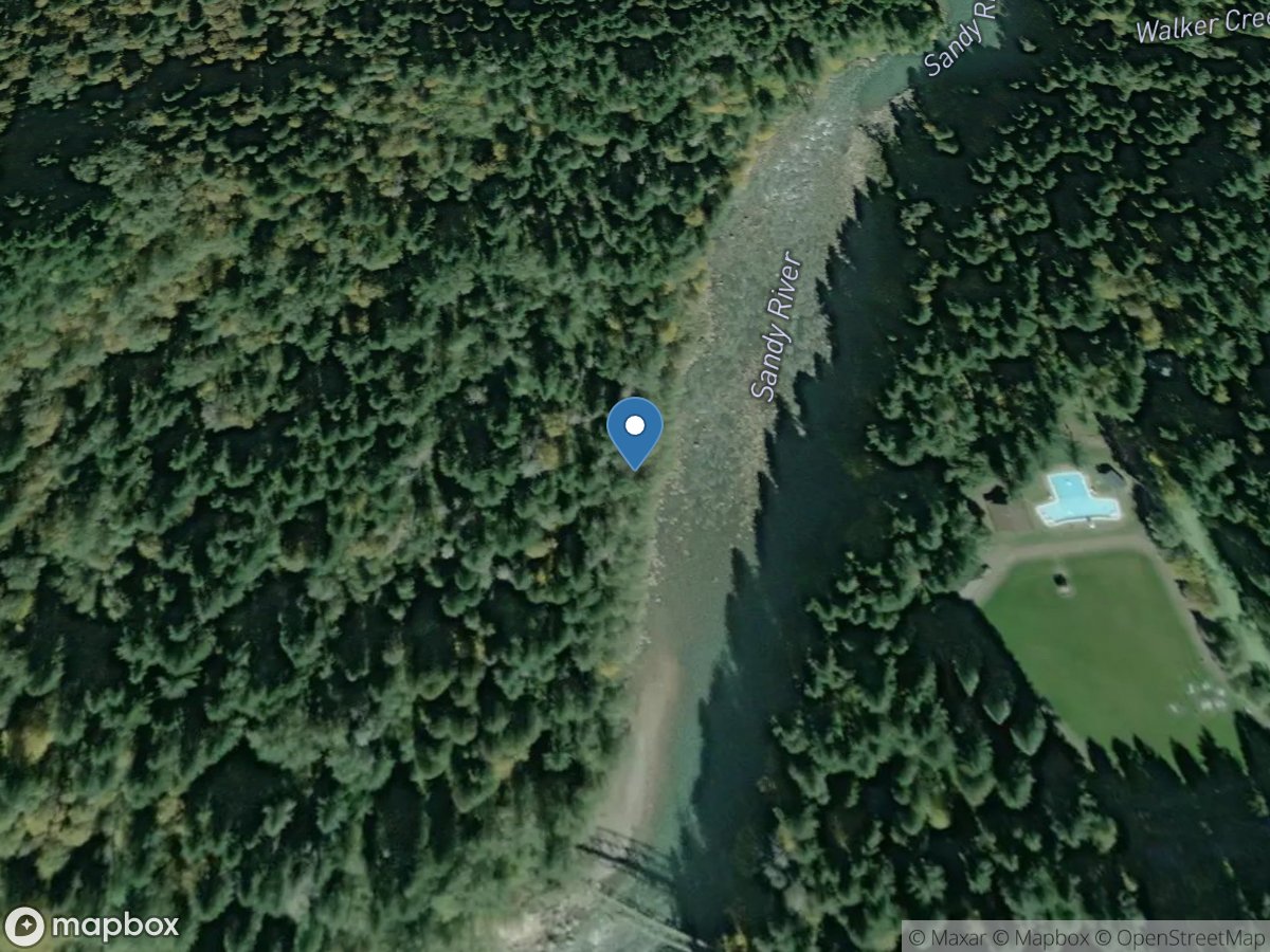 Sandy River below Bull Run River, near Bull Run, OR location