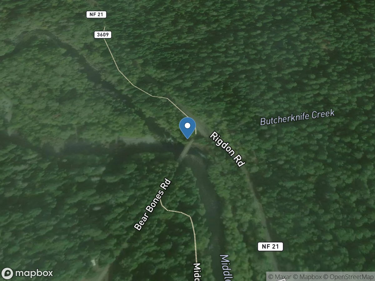 MF Willamette River above Snake Creek, near Oakridge, OR location