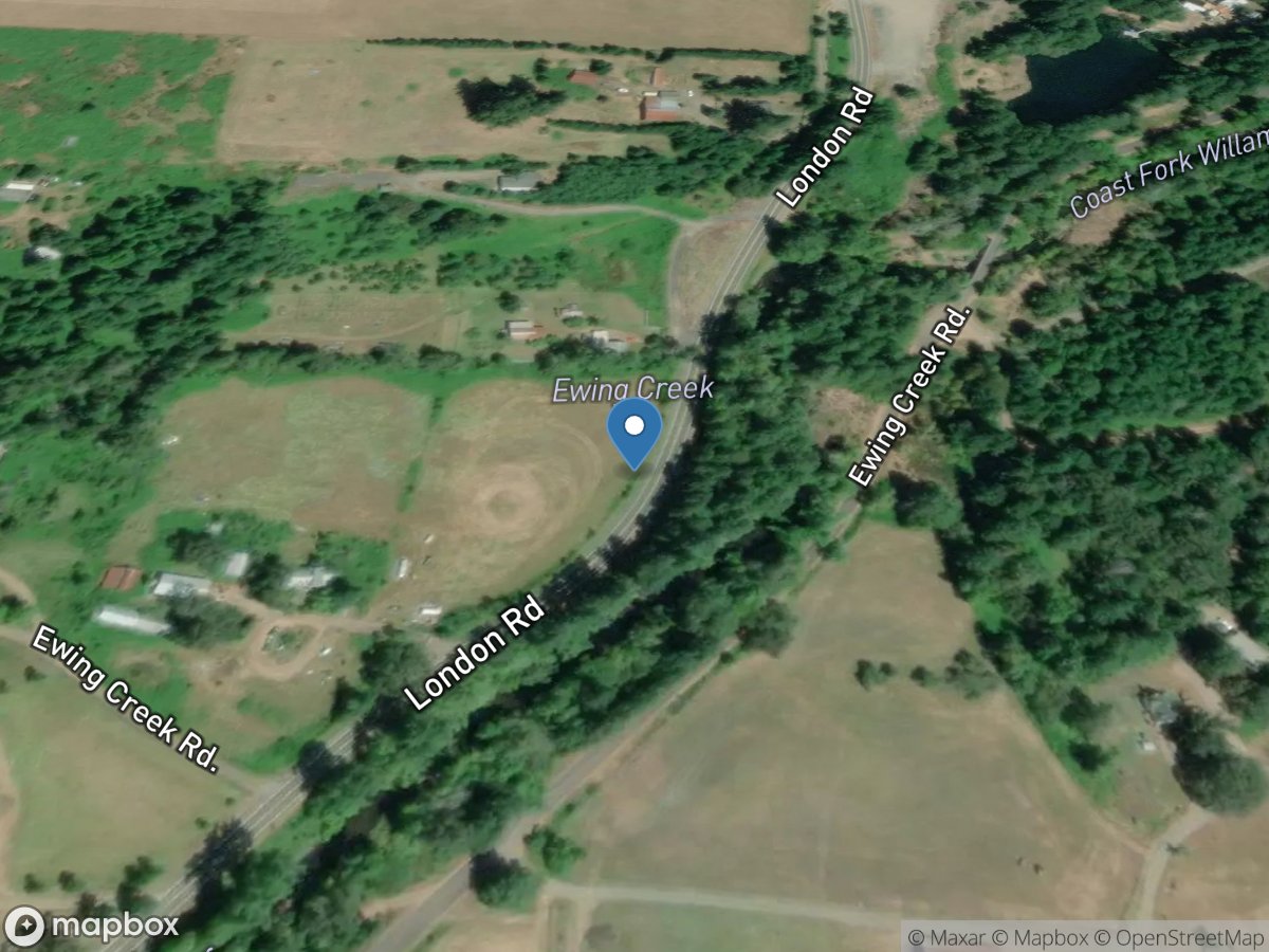 Coast Fork Willamette at London, OR location