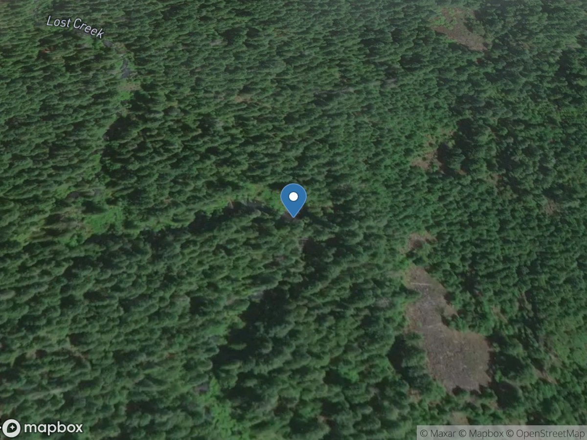 Lost Creek above Yale Lane near Belknap Springs, OR location