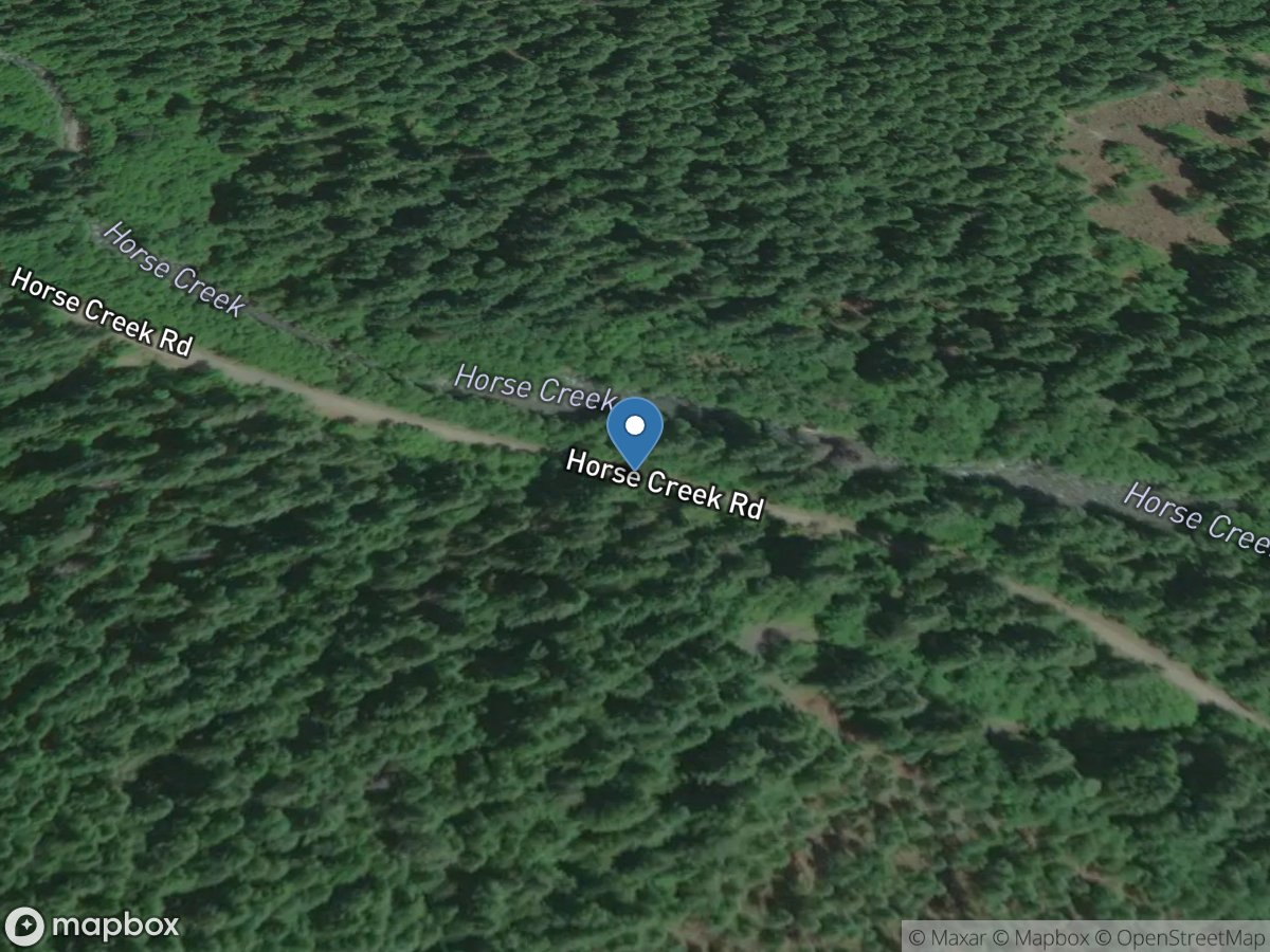 Horse Creek below Separation Creek near Foley Springs, OR location