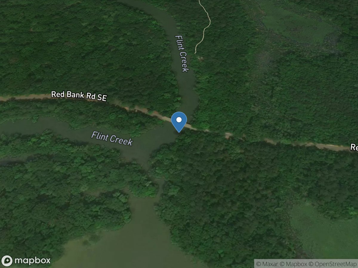 FLINT CREEK At RED BANK Road Southeast Near DECATUR, AL location
