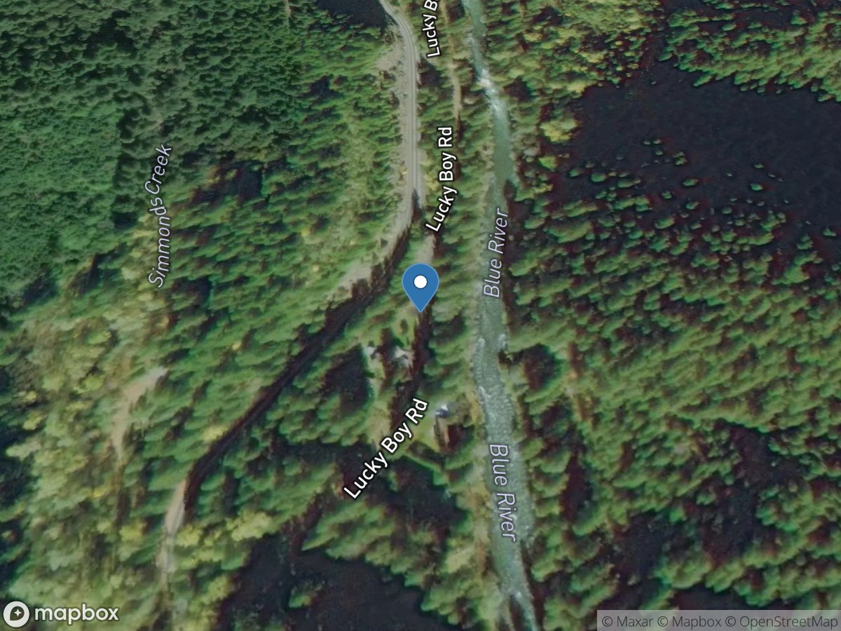 Blue River at Blue River, OR location