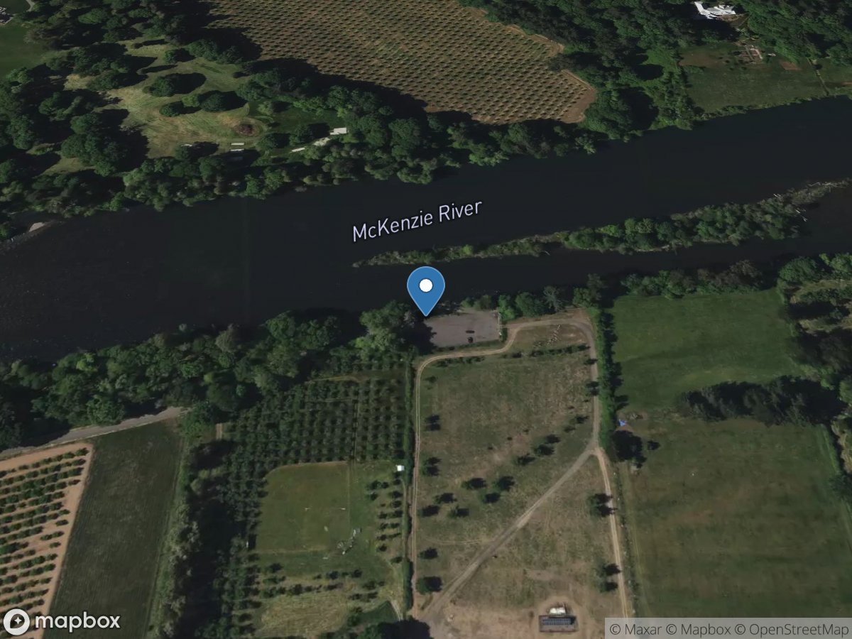 McKenzie River at Harvest Landing, near Springfield, OR location