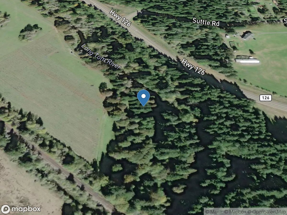 Long Tom River near Noti, OR location