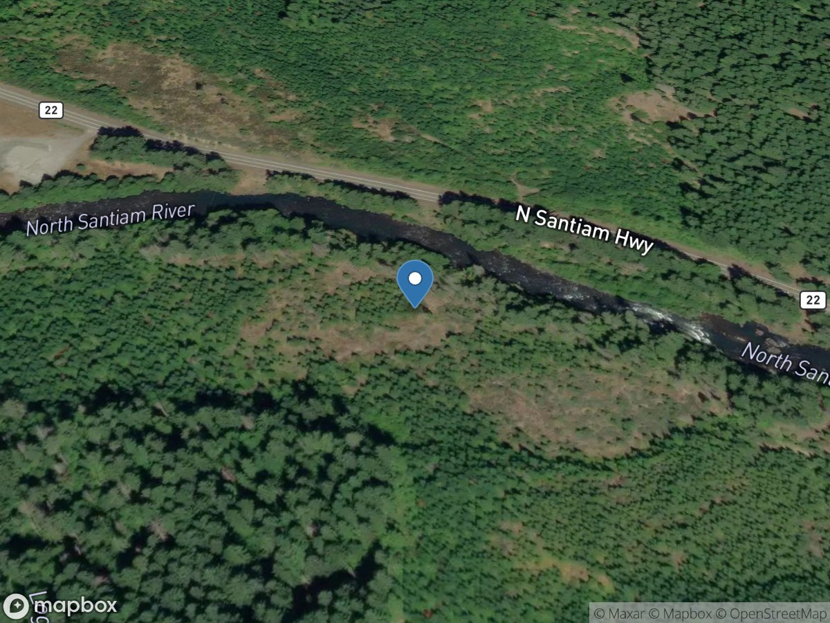 NO Santiam River below Boulder Crk, near Detroit, OR location