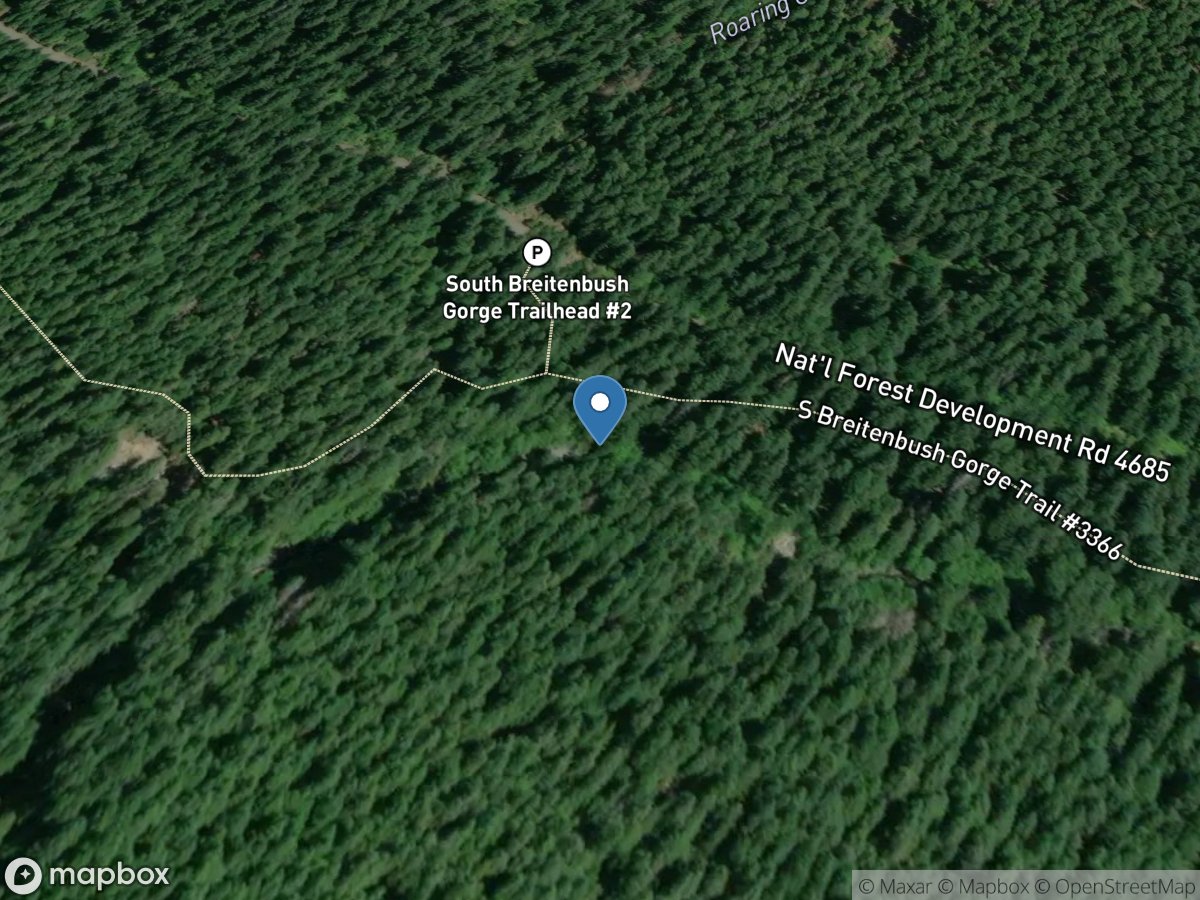 SF Breitenbush River near Breitenbush Hot Springs OR location