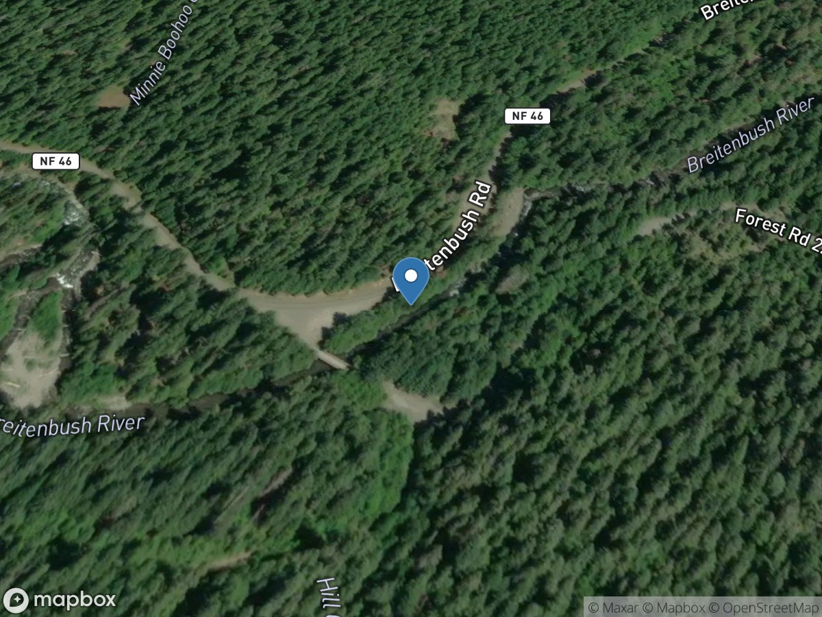 Breitenbush River below Breitenbush Hot Springs, OR location