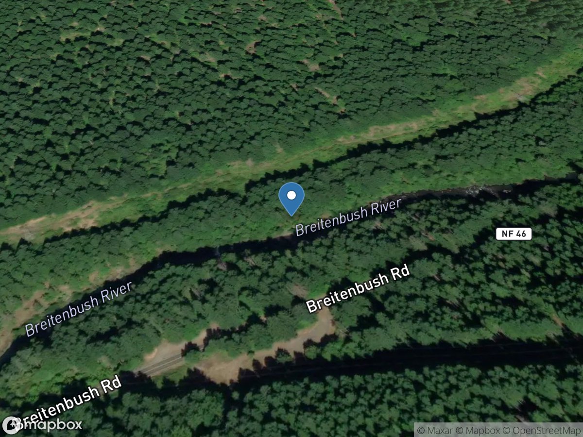 BREITENBUSH River Above FRENCH Creek Near DETROIT, OR. location