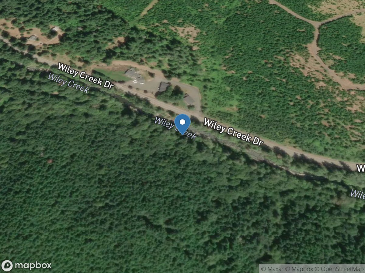 Wiley Creek near Foster, OR location