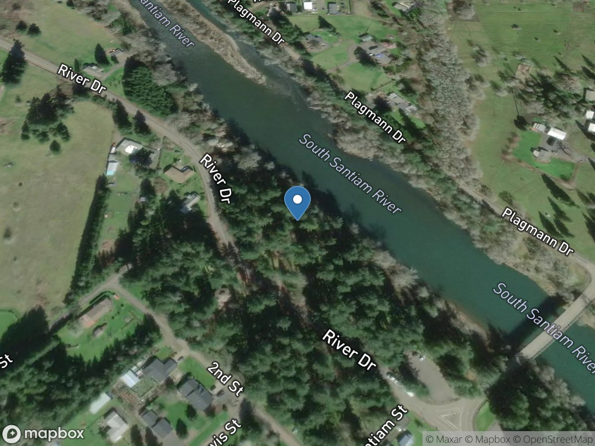 South Santiam River at Waterloo, OR location